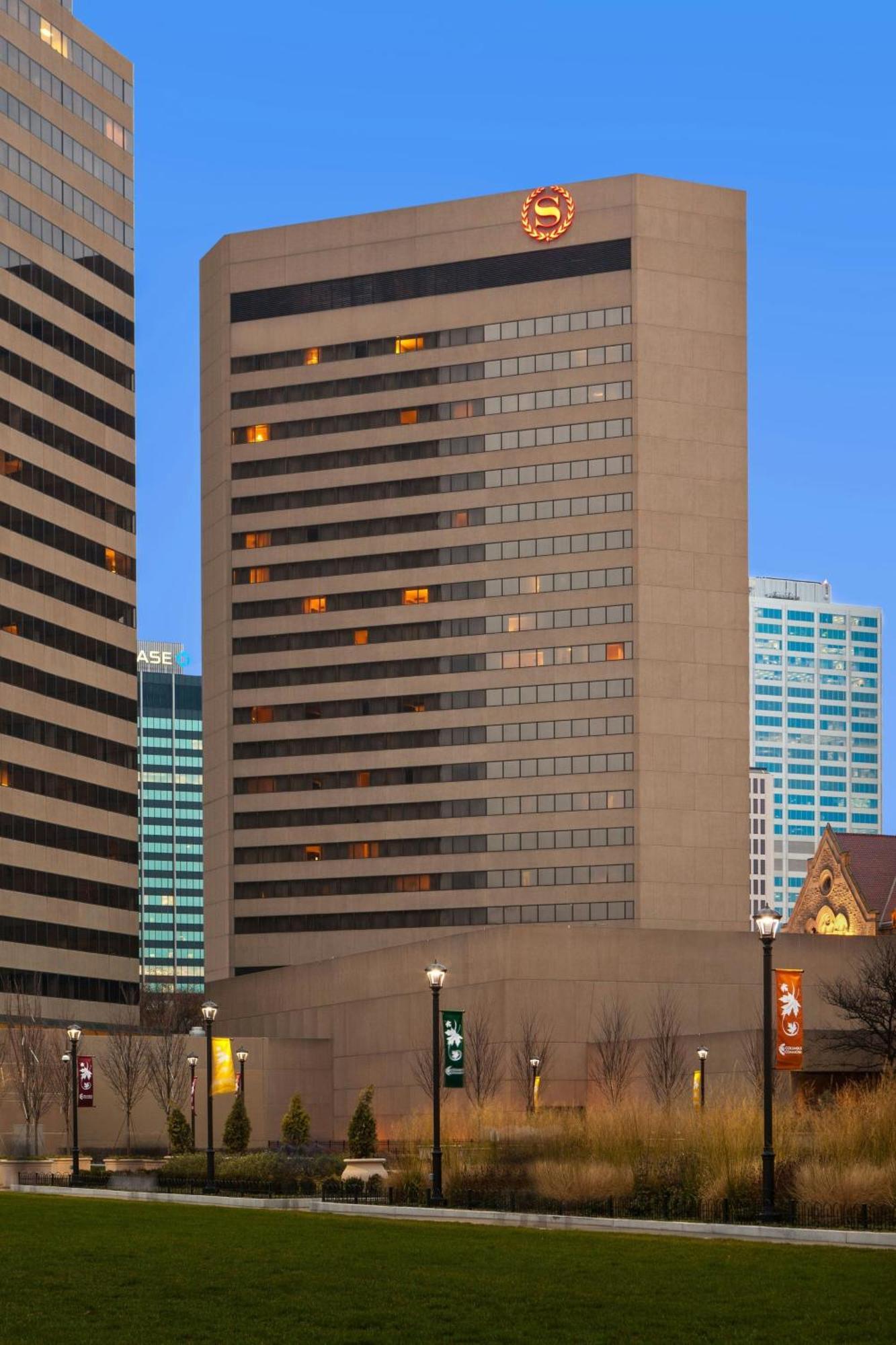 The Plaza Hotel Columbus At Capitol Square Exterior foto