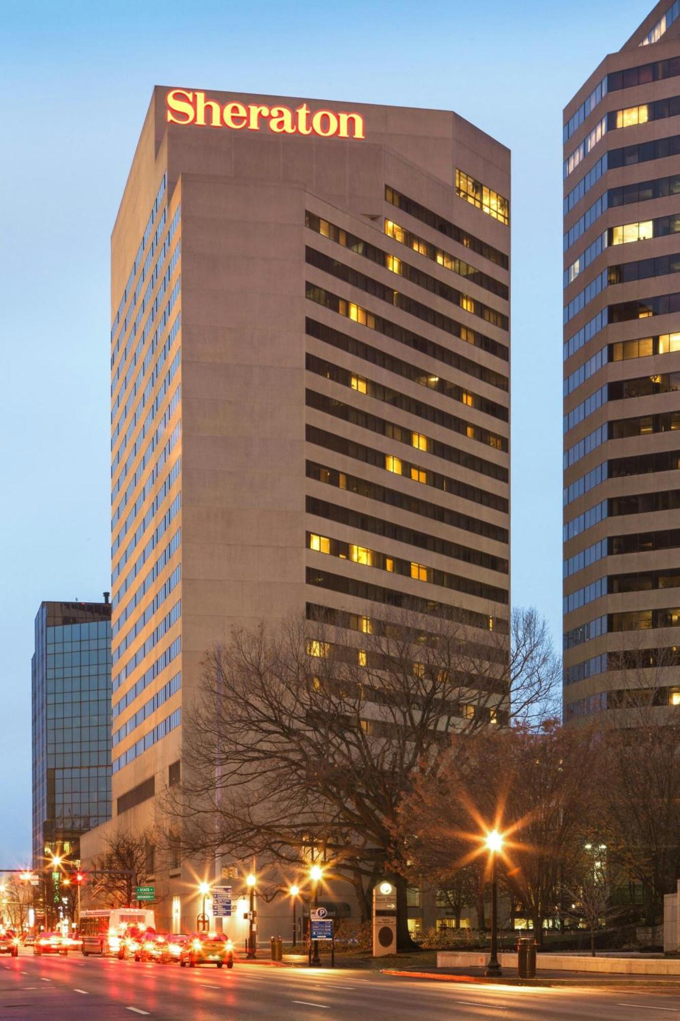 The Plaza Hotel Columbus At Capitol Square Exterior foto